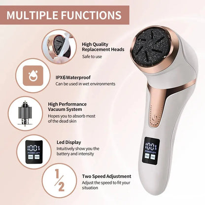 Foot Care Tool for Dead Hard Skin Rechargeable Pedicure Tools