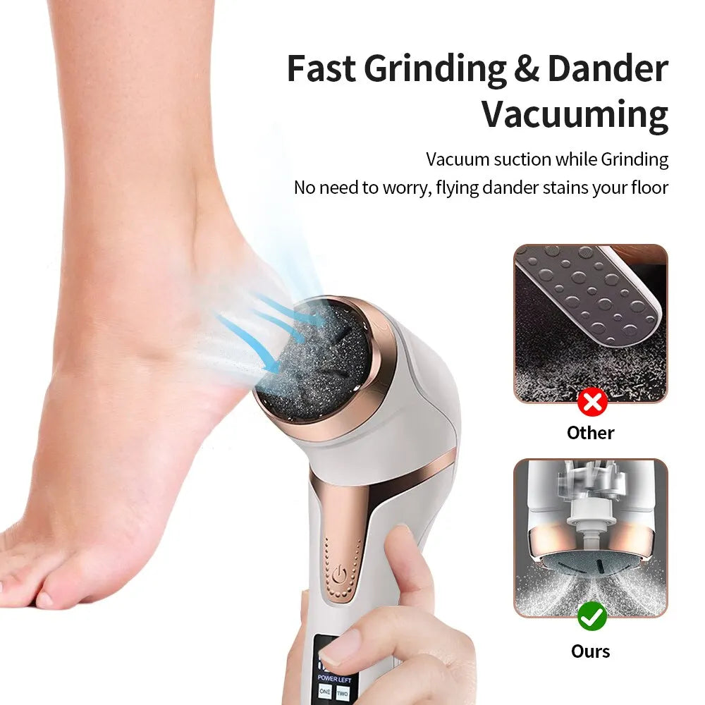 Foot Care Tool for Dead Hard Skin Rechargeable Pedicure Tools